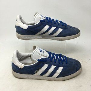 Adidas Gazelle Sneakers Suede Blue/White 9.5 US